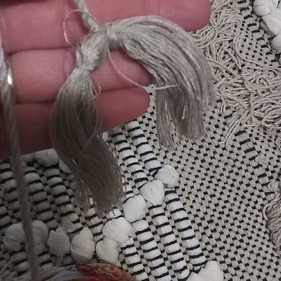 - RED boho cropped faux wrap top - Picture 11 of 12